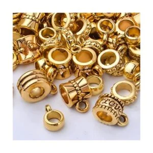 Cuentas de tubo de fianza de oro antiguo de 3.53 oz_3