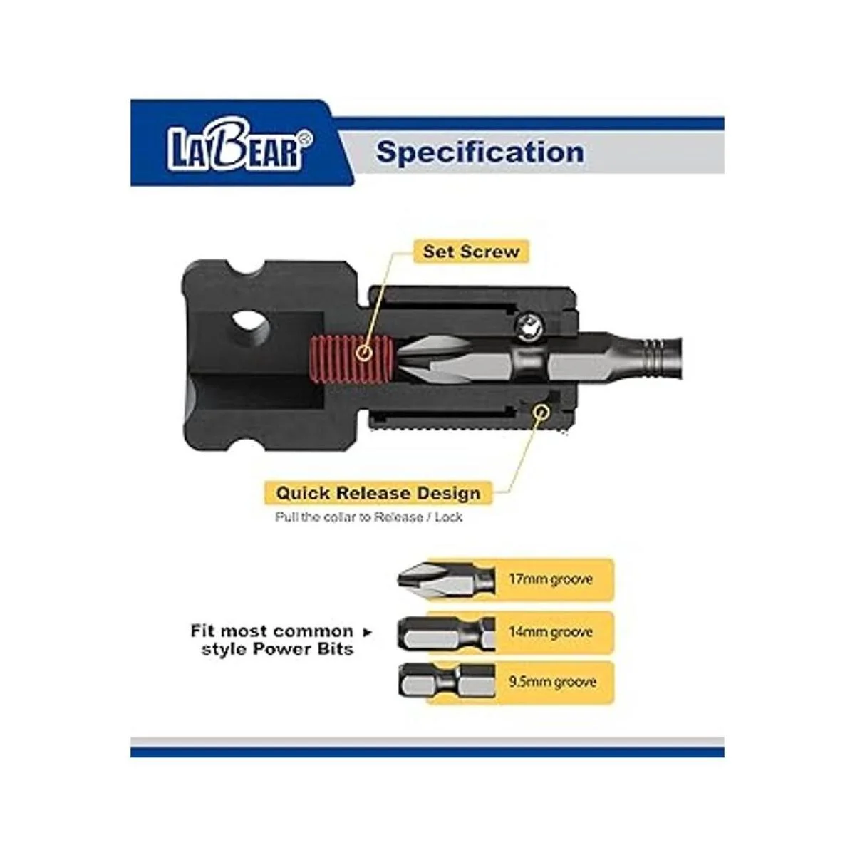 LaBear Adaptador de impacto de cambio rápido de unidad_3