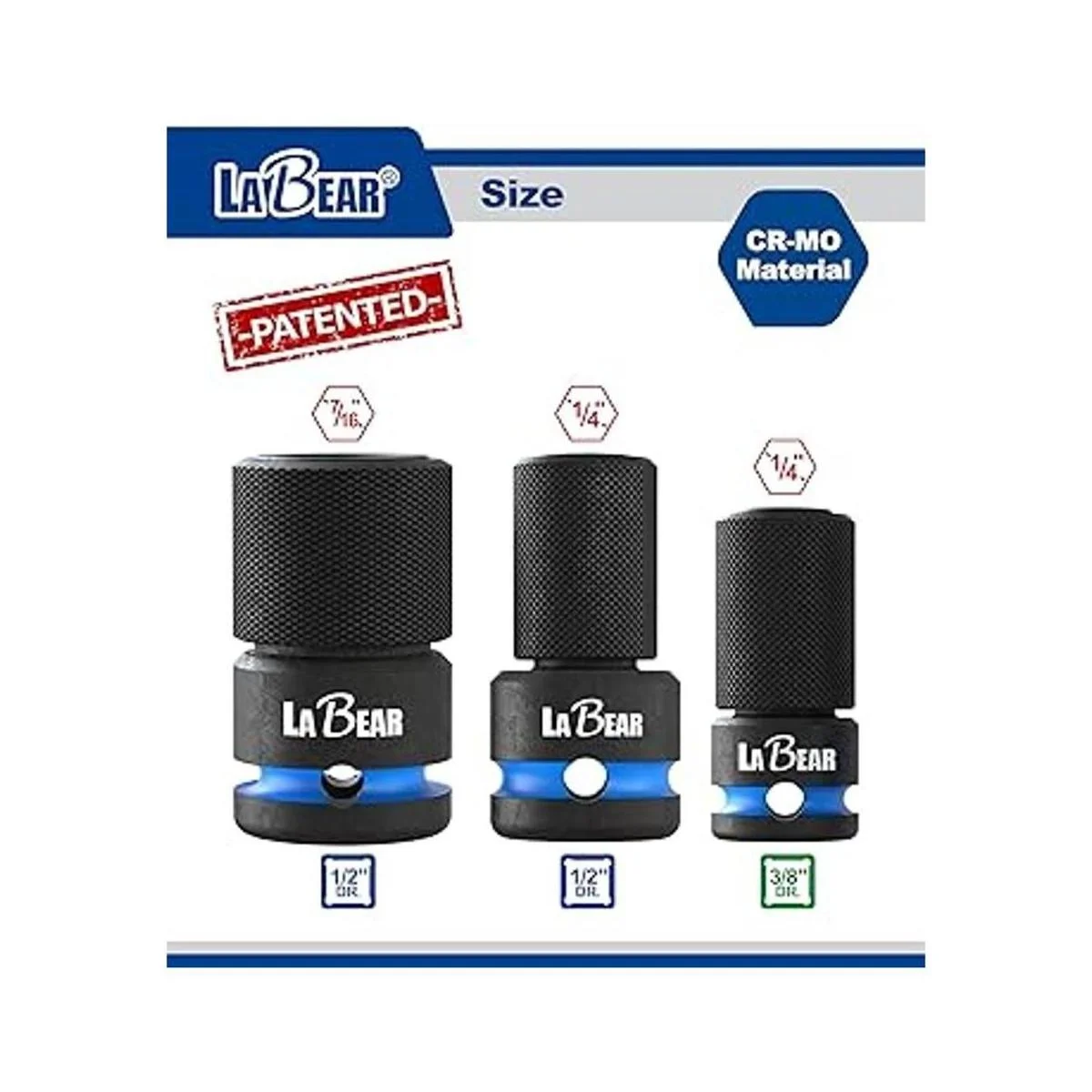 LaBear Adaptador de impacto de cambio rápido de unidad_2