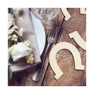 36 piezas de madera sin terminar recortes de caballos de_7