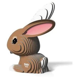 EUGY Rompecabezas de papel 3D ecológico de conejo 071_4