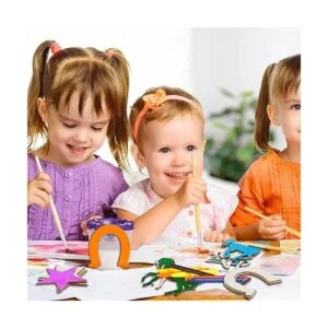 36 piezas de madera sin terminar recortes de caballos de_6