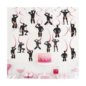 30 piezas de decoración de remolinos colgantes de_5