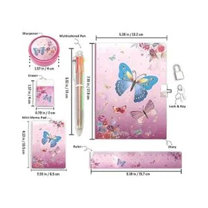 GINMLYDA Diario para niños con cerradura diario de_4