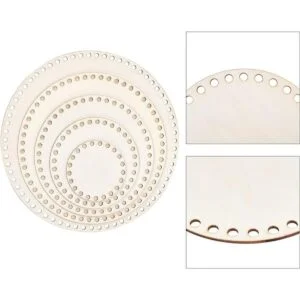 PH PandaHall Cesta de madera natural de 5 tamaños base de_7