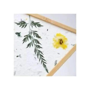 Worown Marco de madera de 3 tamaños para hacer papel de_6