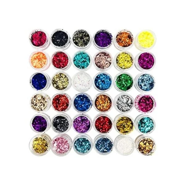 DaKuan 36 colores de purpurina para resina epoxi kit de_1