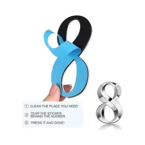 Números de casa 3D para puerta de casa números de 0 a 9_5