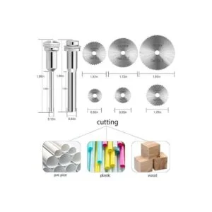 Juego de herramientas de 60 ruedas de corte rotativas_2