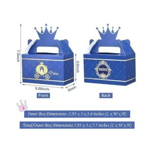 Caja de 12 piezas para fiesta de príncipe pequeño caja de_2