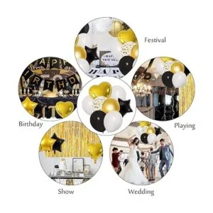 Decoraciones de cumpleaños para hombres y mujeres globos_4