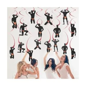 30 piezas de decoración de remolinos colgantes de_6