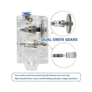 Haldis Extrusora 3D DDB Universal Nano Gear Dual Drive_3