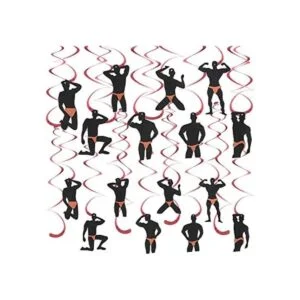 30 piezas de decoración de remolinos colgantes de_1