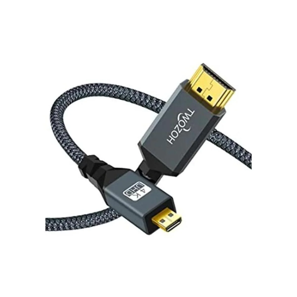 Twozoh Cable 4K Micro HDMI a HDMI de 10 pies cable_1