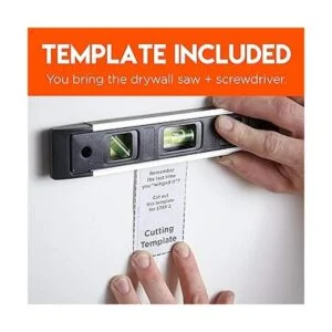 ECHOGEAR Ocultor de cables negro en la pared para TV de_6