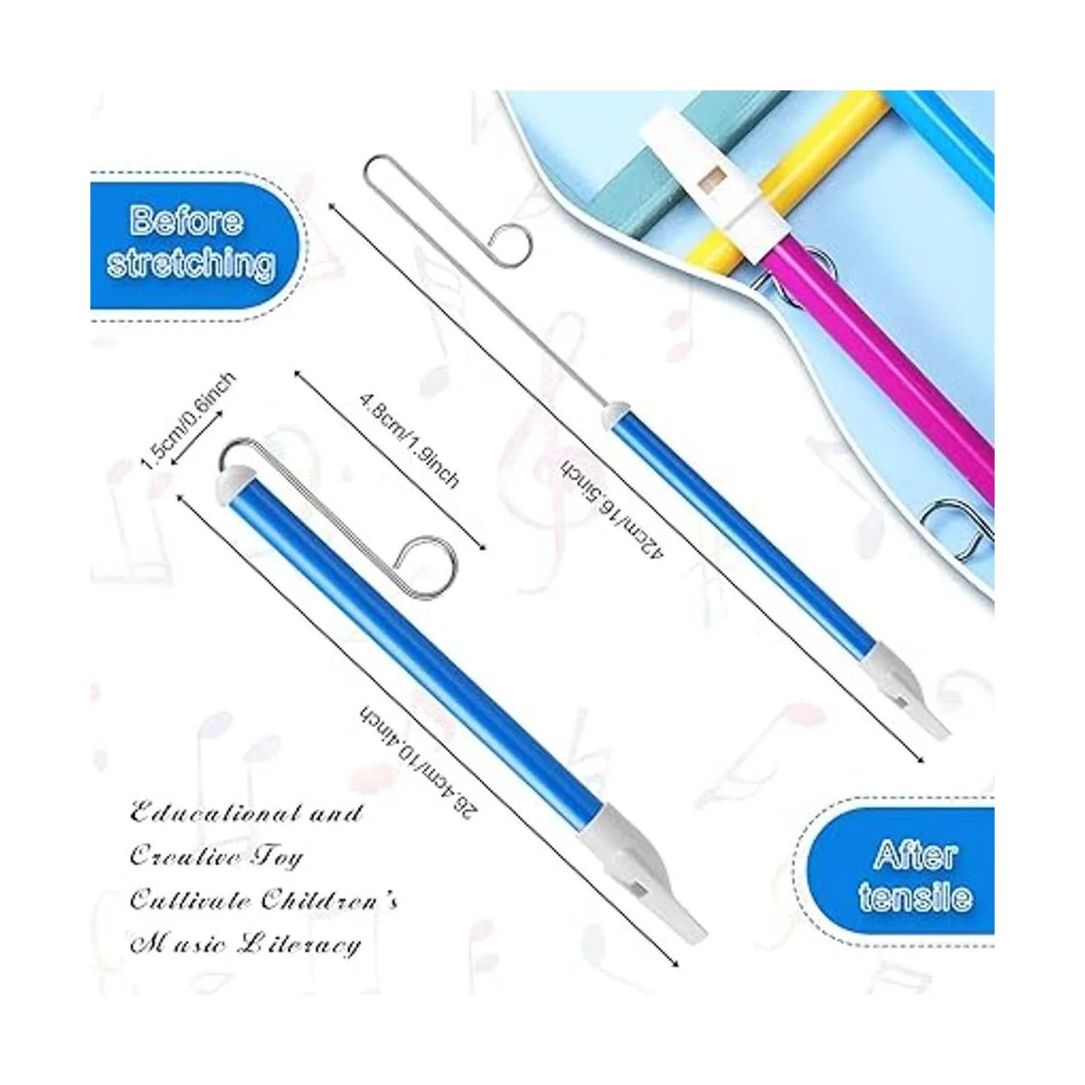 Silbato de diapositivas de 3 piezas silbato de juguete_2