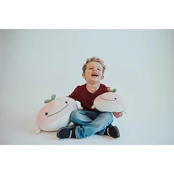 Snuggaboos Naomi The Whale Pink Squish Peluche de peluche_6