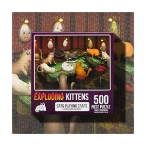 Exploding Kittens Rompecabezas de 500 piezas Gatos_3