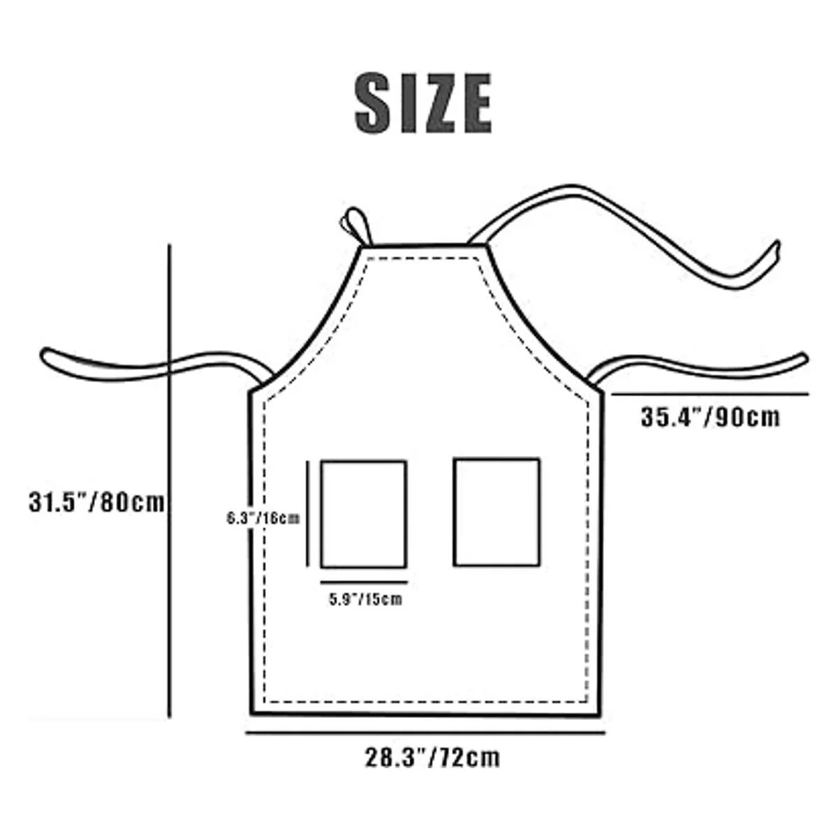 IDEAPRON Delantales de cocina para mujer paquete de 2_7