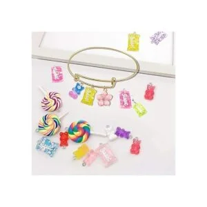 Aulufft Dijes de pulsera con colgante de caramelo 182_6