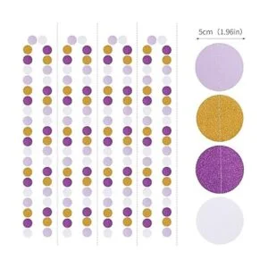 Guirnalda de papel para decoración de fiesta de color_2