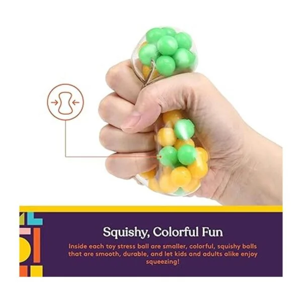 Squish Bola antiestrés paquete de 6 unidades juguete_3