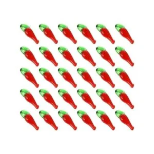 ARTIBETTER 100pcs Chile Pepper Charm Beads Vegetales_1