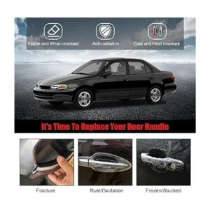 FAERSI 4 piezas de repuesto para manija interior de la_3