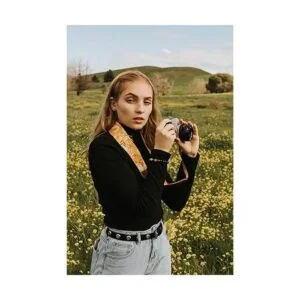 Art Tribute Correa de hombro para cámara de flores de_5