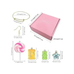 Aulufft Dijes de pulsera con colgante de caramelo 182_2