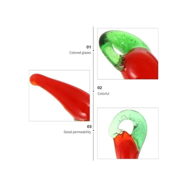 ARTIBETTER 100pcs Chile Pepper Charm Beads Vegetales_5