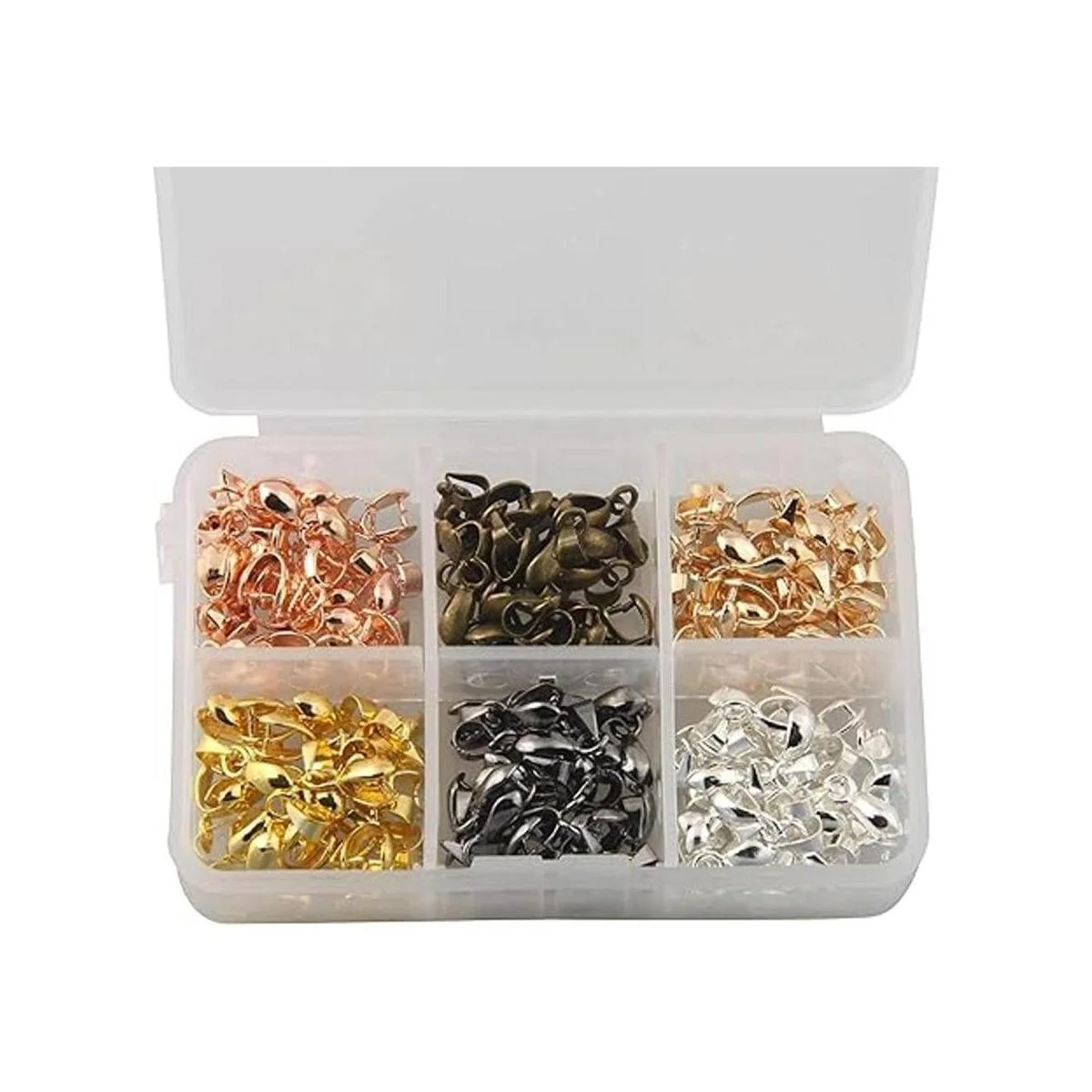 ALLinONE 1 caja de 6 colores metal pellizco clip de fianza_2