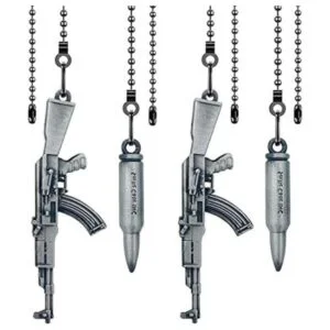 4 cadenas de tracción de plata Dotlite para ventilador de_1