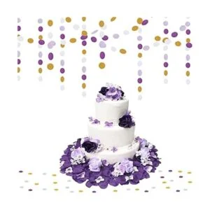 Guirnalda de papel para decoración de fiesta de color_4