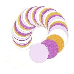 Guirnalda de papel para decoración de fiesta de color_3