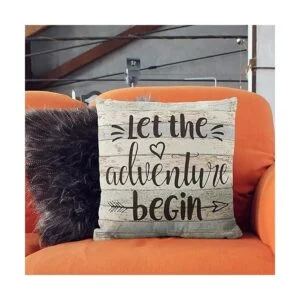 Happy Camper Funda de almohada reversible 18 x 18_3