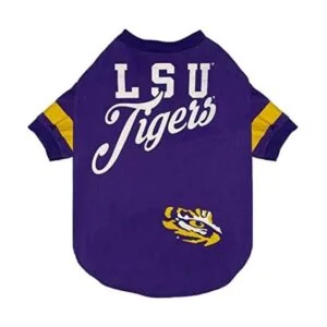 Pets First LSU Puffer Camisetas para perros_1