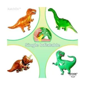 Juego de globos gigantes de dinosaurio de 51 pulgadas_5