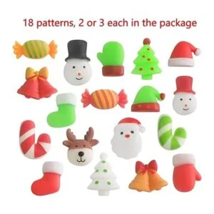 48 juguetes blandos de Mochi de Navidad mini lindo_2