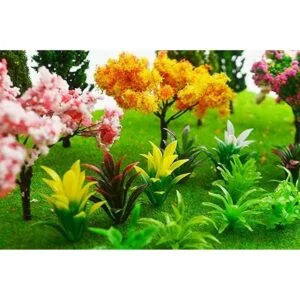 28 piezas de adornos de plantas de jardín en miniatura_3