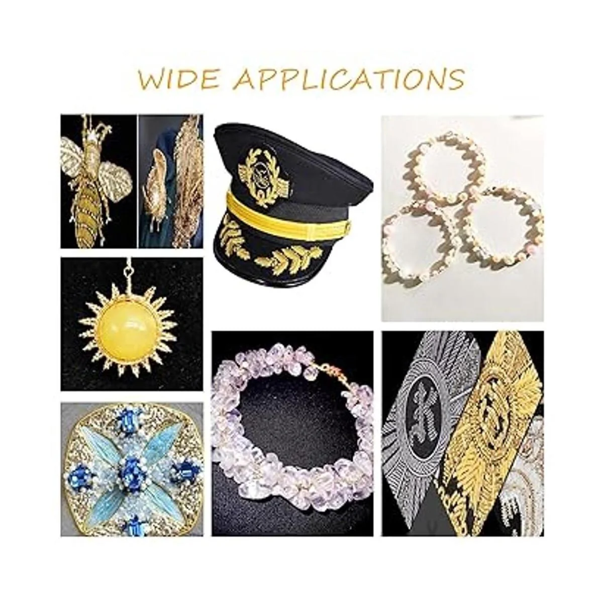 PH PandaHall Alambre de lingote francés de 3 colores_2