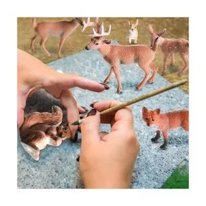 Skylety 6 piezas de figuras de animales del bosque_4