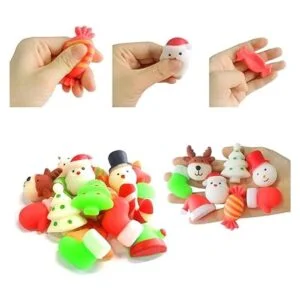 48 juguetes blandos de Mochi de Navidad mini lindo_3