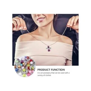 PRETYZOOM 20 piezas de dije de ala de ángel colorido_6