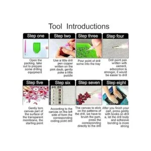 Paquete de 2 kits de pintura de diamantes 5D diamantes de_5