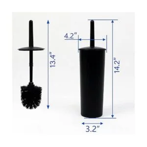 Casaphoria Cepillo y soporte de plástico compacto para_3