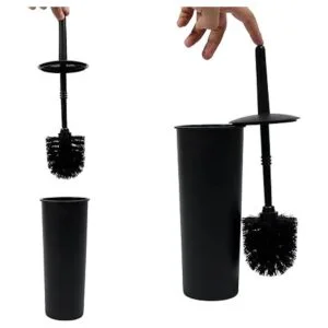 Casaphoria Cepillo y soporte de plástico compacto para_5