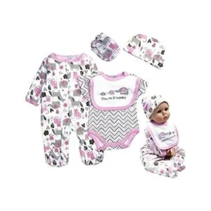 Pedolltree Reborn Ropa para muñecas de bebé de 21.7 in 5_1