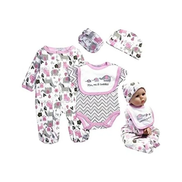 Pedolltree Reborn Ropa para muñecas de bebé de 21.7 in 5_1